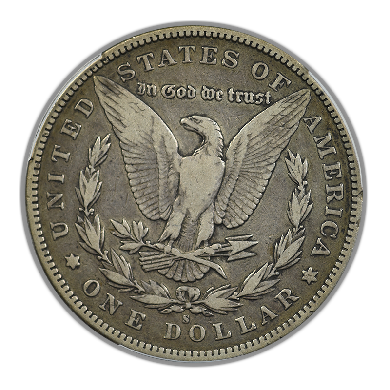 1895-S Morgan Dollar $1 PCGS VF20 CAC