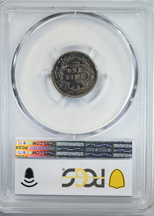 1901 Proof Barber Dime 10C PCGS PR63 - TONED!