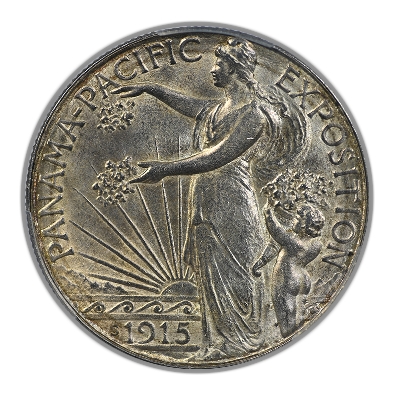 1915-S Panama Pacific Classic Commemorative Half Dollar 50C PCGS MS64 CAC