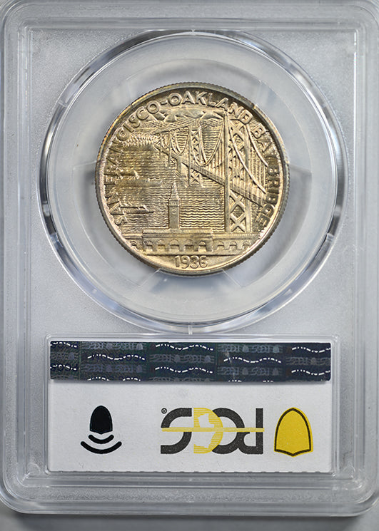 1936-S Bay Bridge Classic Commemorative Half Dollar 50C PCGS MS65
