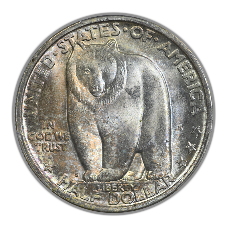 1936-S Bay Bridge Classic Commemorative Half Dollar 50C PCGS MS65