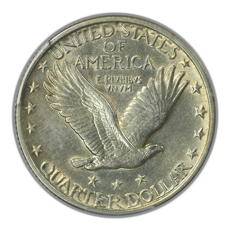 1920 Standing Liberty Quarter 25C PCGS AU58