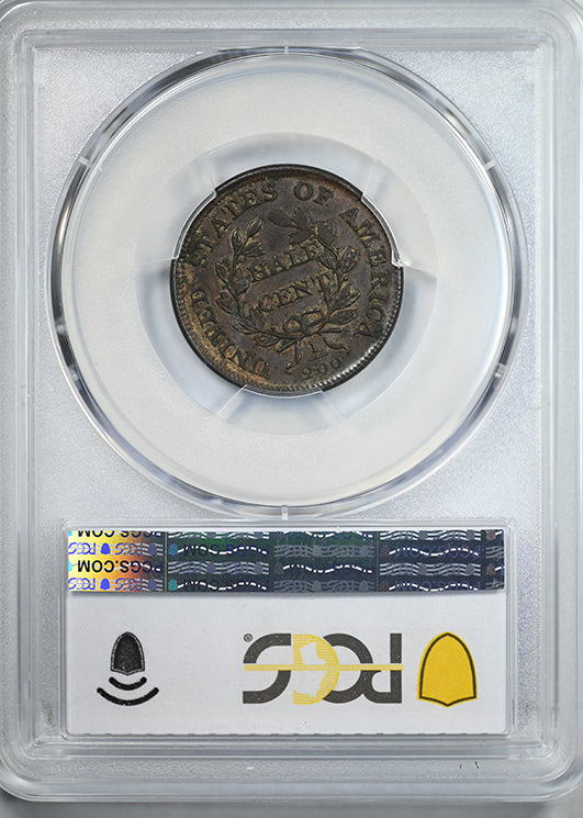 1808 Draped Bust Half Cent 1/2C PCGS MS61BN