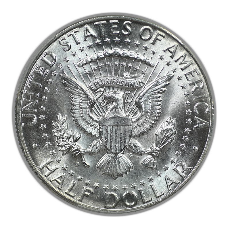 1964-D Quadrupled Die Obverse Kennedy Half Dollar 50C PCGS MS64 QDO FS-105