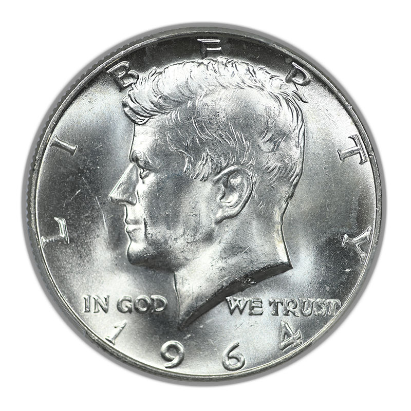 1964-D Quadrupled Die Obverse Kennedy Half Dollar 50C PCGS MS63 QDO FS-105