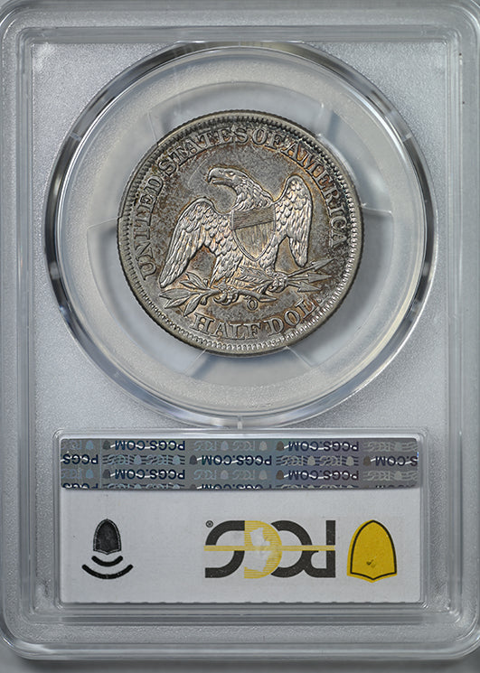 1859-O Liberty Seated Half Dollar 50C PCGS AU50