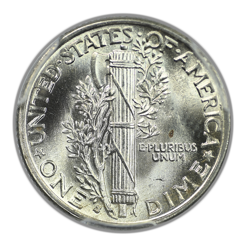 1936-S Mercury Dime 10C PCGS MS65FB - Full Bands