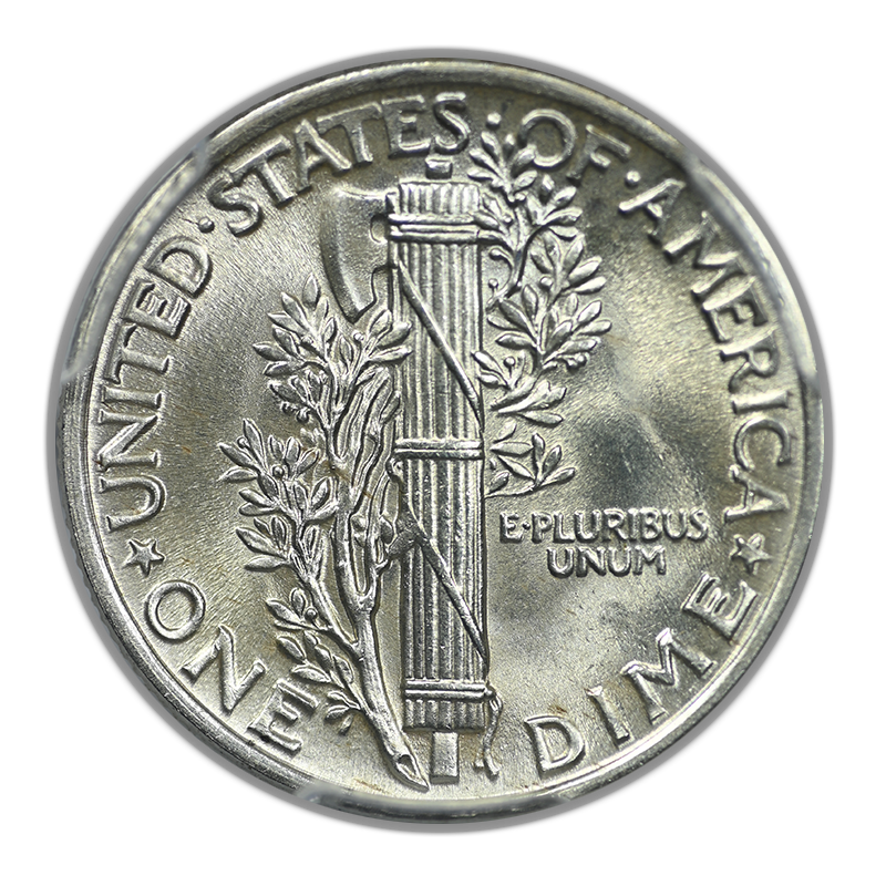 1944 Mercury Dime 10C PCGS MS66FB - Full Bands