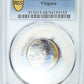 2000-S Proof Virginia Washington Quarter 25C PCGS PR68DCAM Deep Cameo - TONED!