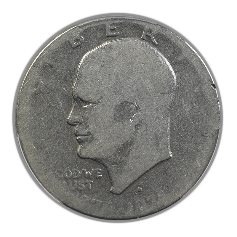 1976-D Type 2 Clad Eisenhower Ike Dollar $1 PCGS FR02 - Lowball