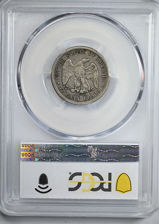 1875-CC Twenty Cent Piece 20C PCGS VF20