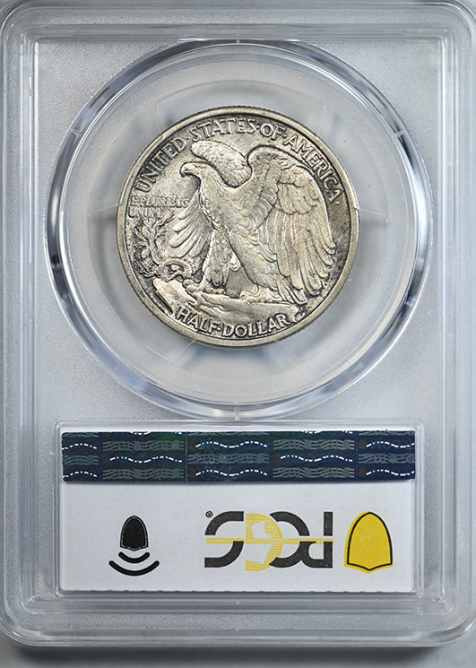 1916-D Walking Liberty Half Dollar 50C PCGS AU58