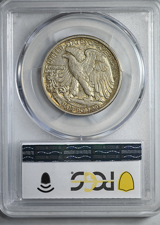 1917-S Walking Liberty Half Dollar 50C PCGS AU53 - Reverse