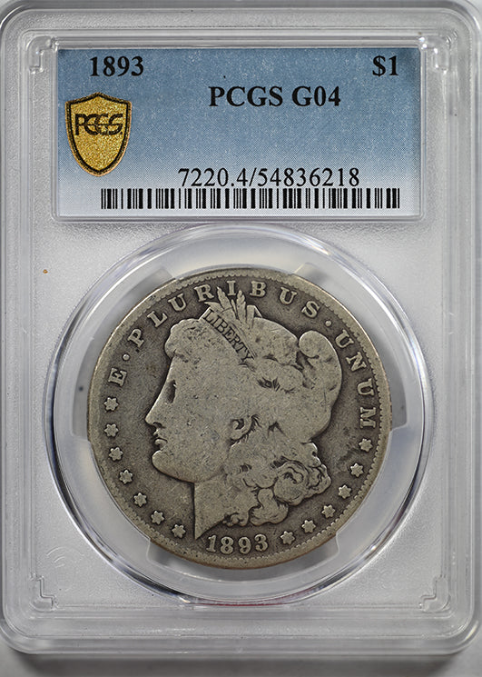 1893 Morgan Dollar $1 PCGS G04