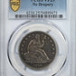 1839 Liberty Seated Half Dollar 50C PCGS VF25 - No Drapery