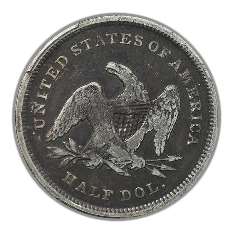 1839 Liberty Seated Half Dollar 50C PCGS VF25 - No Drapery