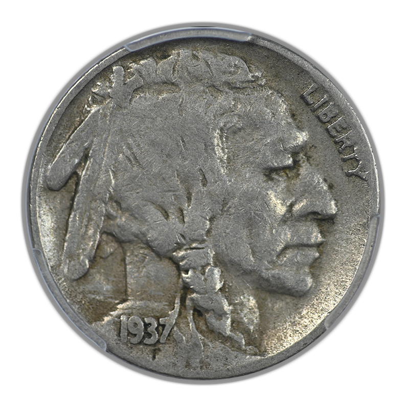 1937-D Buffalo Nickel 5C PCGS F15 - 3 Legs