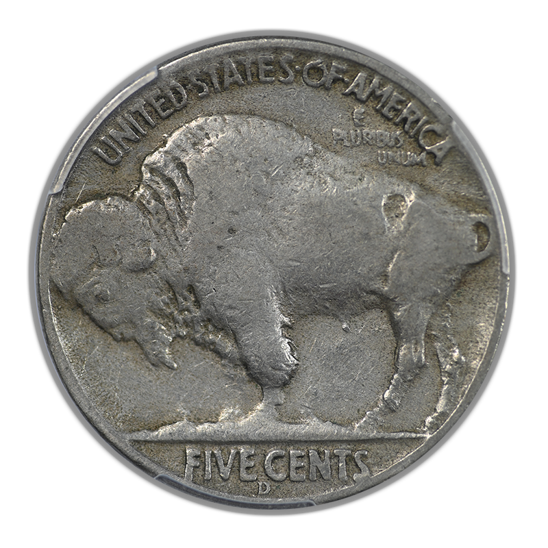 1937-D Buffalo Nickel 5C PCGS F15 - 3 Legs