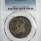1809 Capped Bust Half Dollar 50C PCGS F15