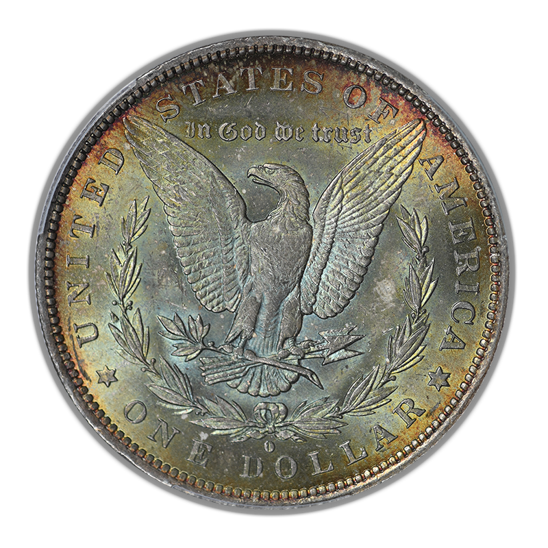 1884-O Morgan Dollar $1 PCGS MS63 - TONED!