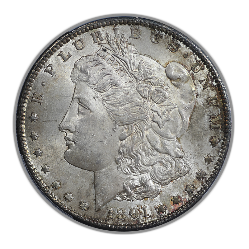 1891-S Morgan Dollar $1 PCGS MS63