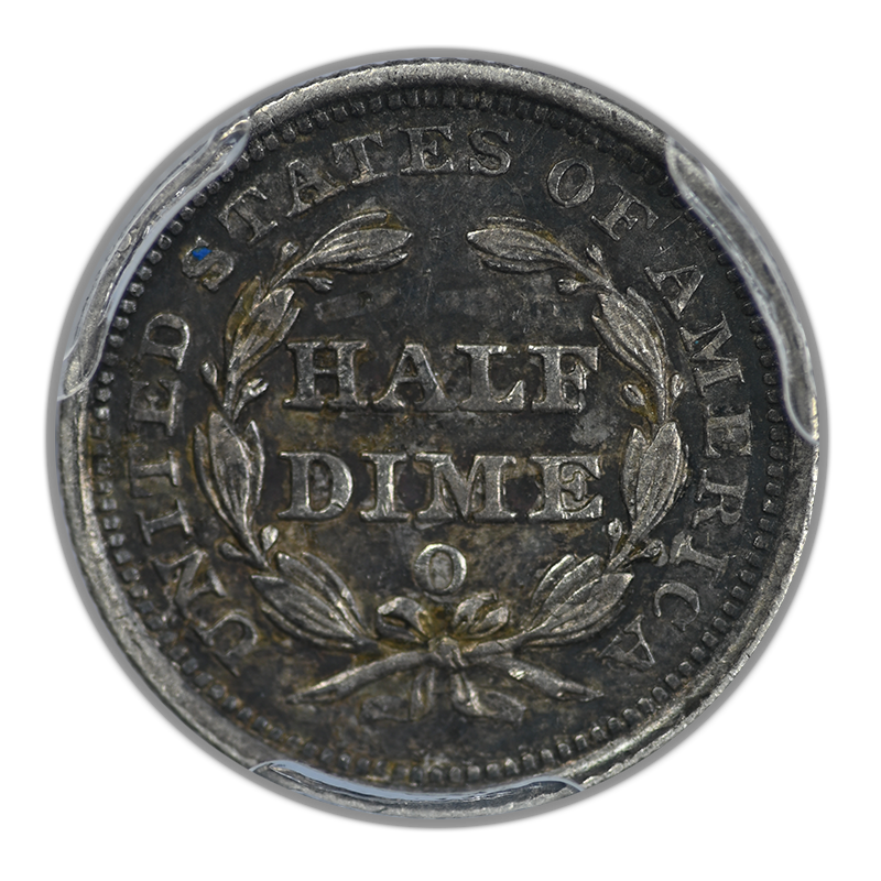 1857-O Liberty Seated Half Dime H10C PCGS XF45