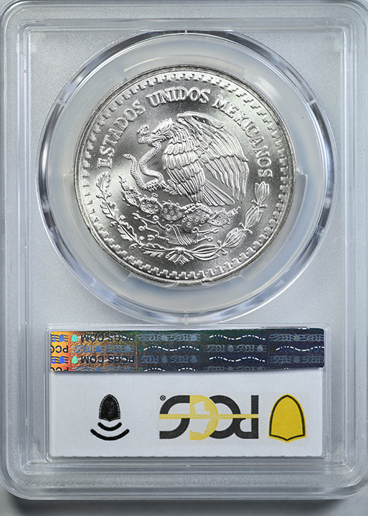 1994-Mo Mexico Silver Libertad 1 Onza PCGS MS67