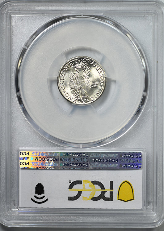 1944-D Mercury Dime 10C PCGS MS67FB - Full Bands