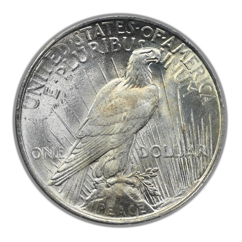 1923 Peace Dollar $1 PCGS MS66