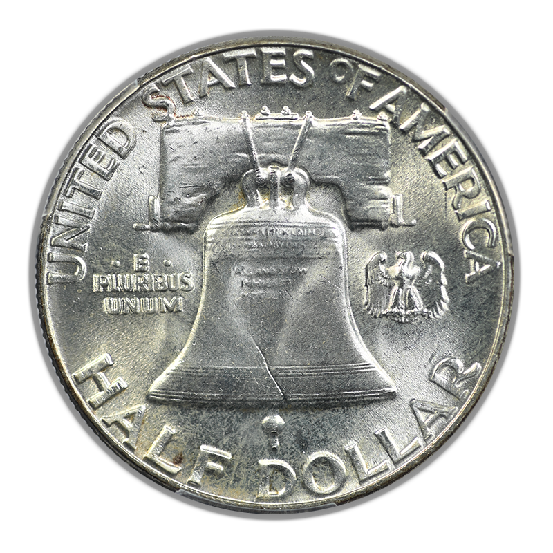 1950 Franklin Half Dollar 50C PCGS MS66+FBL - Full Bell Lines