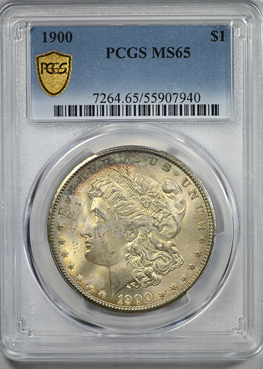 1900 Morgan Dollar $1 PCGS MS65