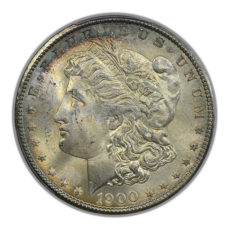 1900 Morgan Dollar $1 PCGS MS65