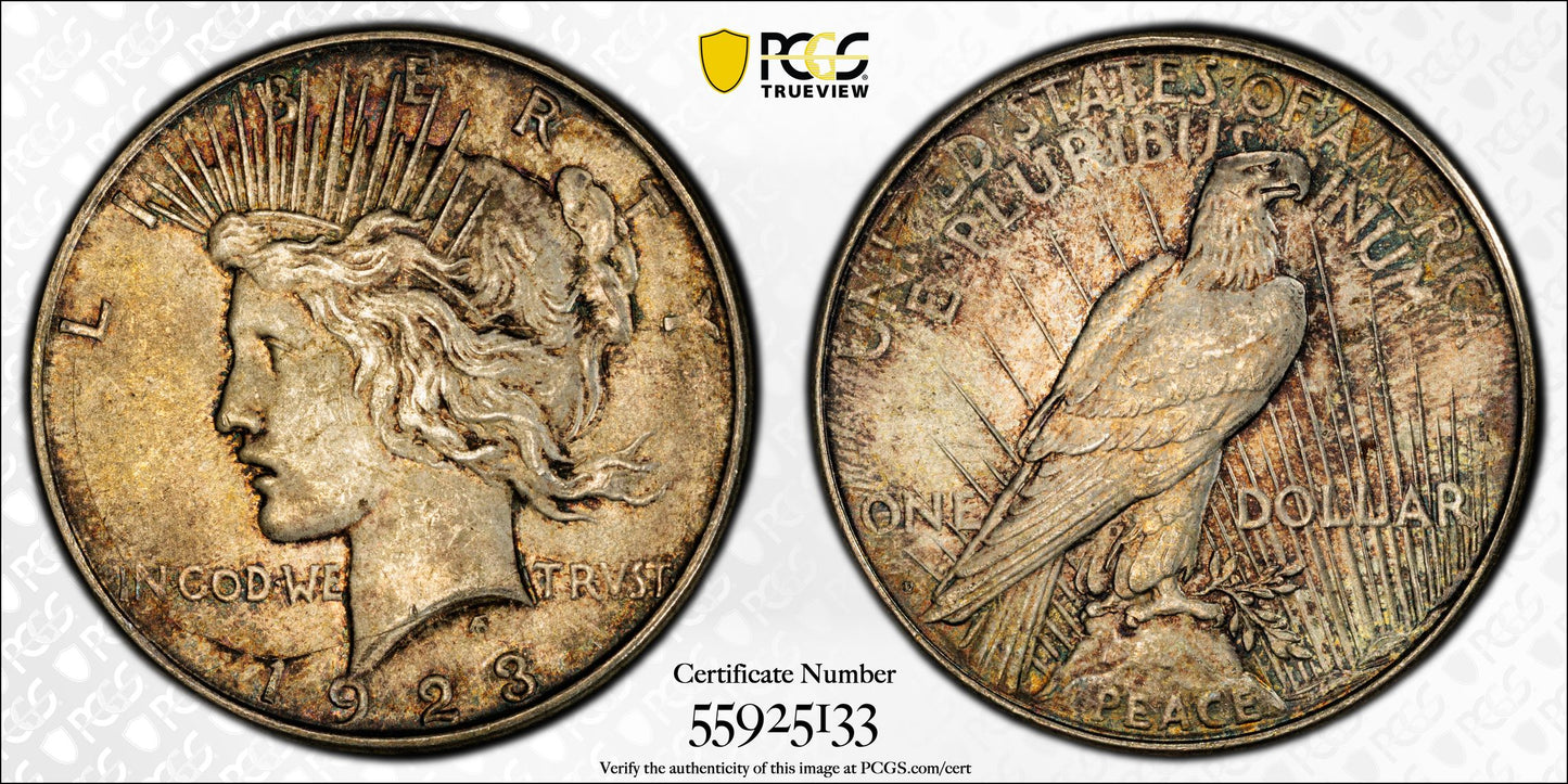 1923-D Peace Dollar $1 PCGS MS64