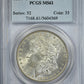 1886-O Morgan Dollar $1 PCGS MS61 Obverse Slab