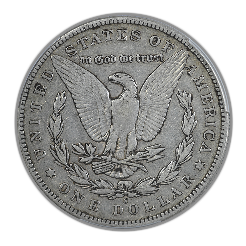 1895-S Morgan Dollar $1 PCGS VF25 CAC