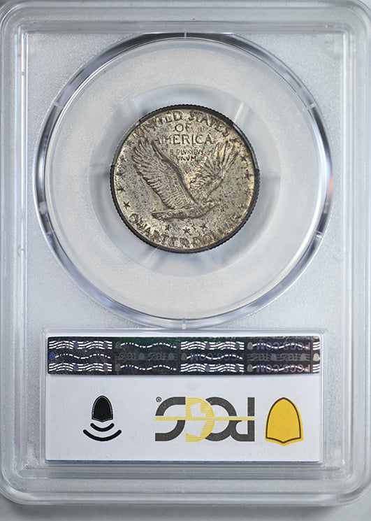 1923 Standing Liberty Quarter 25C PCGS AU55 CAC