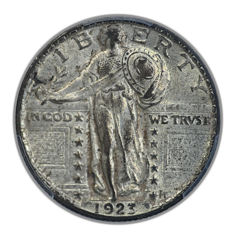 1923 Standing Liberty Quarter 25C PCGS AU55 CAC