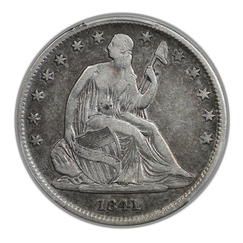 1841-O Liberty Seated Half Dollar 50C PCGS VF30