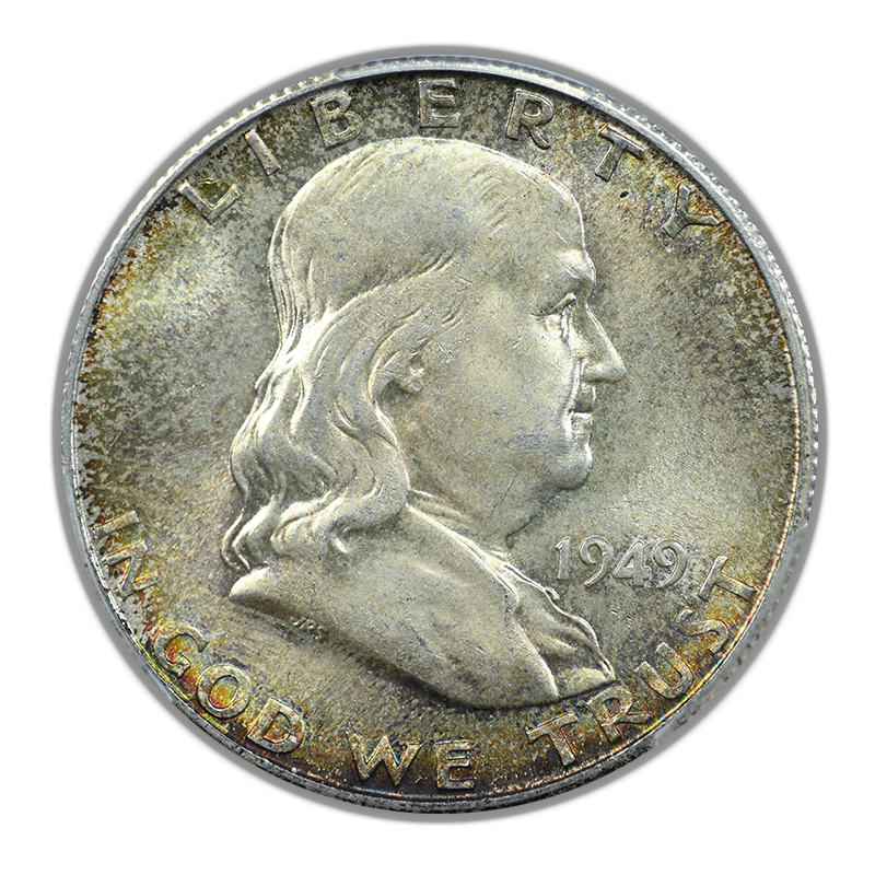 1949-S Franklin Half Dollar 50C PCGS MS64