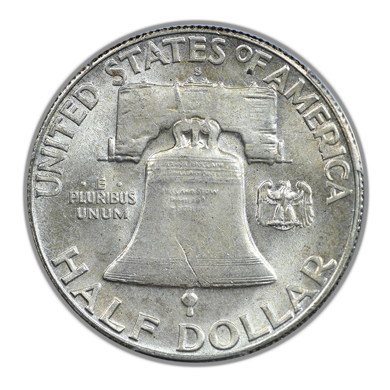 1949-S Franklin Half Dollar 50C PCGS MS64