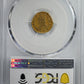 1756-M JB Spain Gold 1/2E Escudo PCGS VF30 Calico-560 Fourth Bust