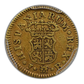 1756-M JB Spain Gold 1/2E Escudo PCGS VF30 Calico-560 Fourth Bust