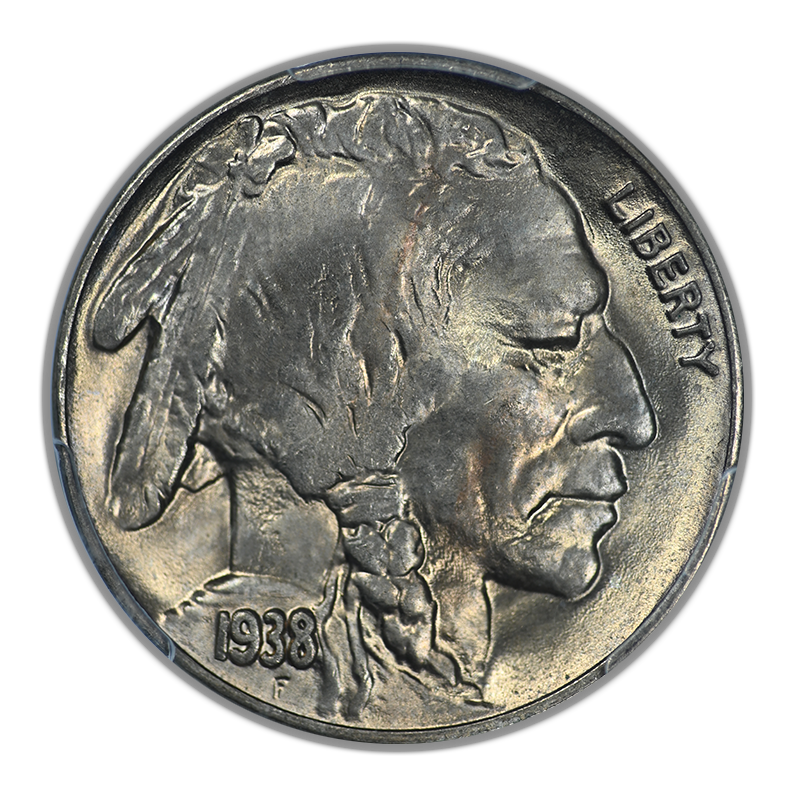 1938-D/S Buffalo Nickel 5C PCGS MS65