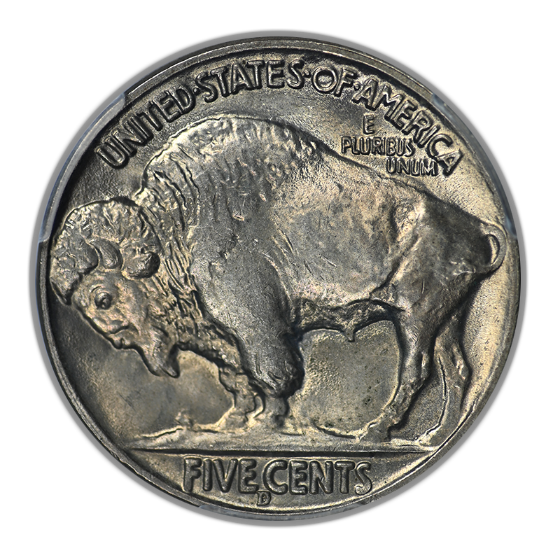 1938-D/S Buffalo Nickel 5C PCGS MS65