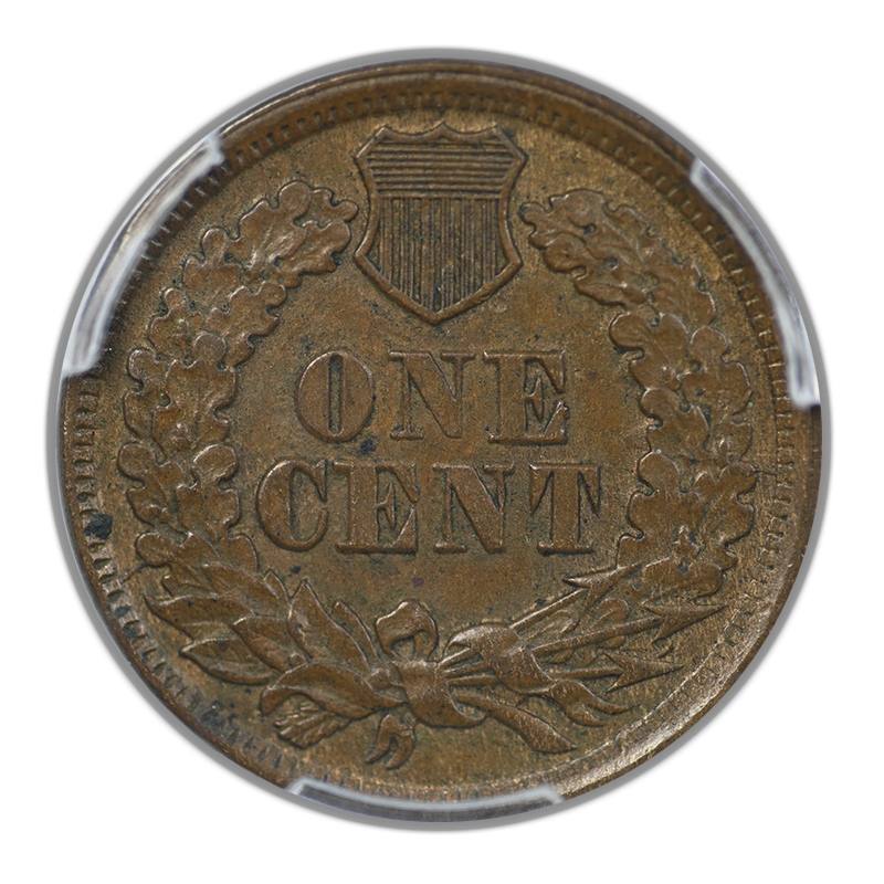 1866 Indian Head Cent 1C PCGS AU55 CAC