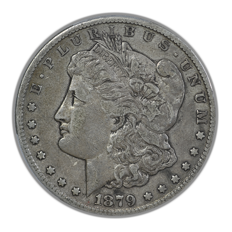 1879-CC Morgan Dollar $1 PCGS VF30 CAC - Capped Die
