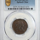 1804 Draped Bust Half Cent 1/2C PCGS AU53 - Spiked Chin