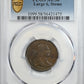 1806 Draped Bust Half Cent 1/2C PCGS AU58 - Large 6, Stems