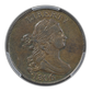 1806 Draped Bust Half Cent 1/2C PCGS AU58 - Large 6, Stems