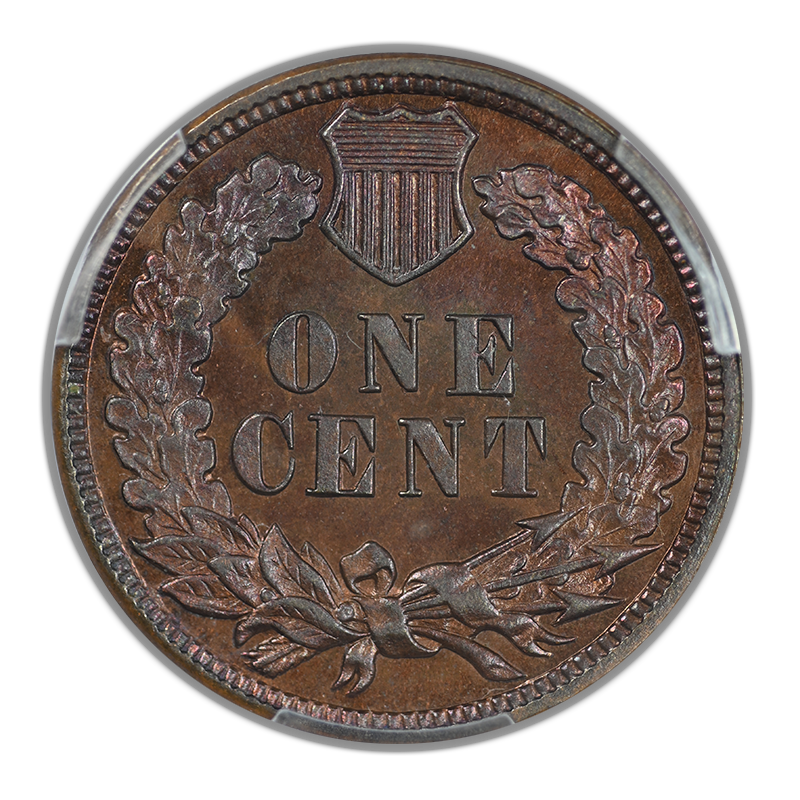 1881 Proof Indian Head Cent 1C PCGS PR65BN - TONED!
